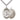 Sterling Silver St. Rita of Cascia Patron Saint Medal Necklace 1 inch by 3/4 inch on 24 inch Chain by Bliss