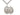 Sterling Silver St. Christopher Skiing Medal Necklace 1 inch by 3/4 inch on 24 inch chain by Bliss