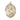14kt solid gold St. Vincent Ferrer patron saint medal pendant, 1 inch by 3/4 inch, handcrafted by Bliss