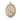 14kt solid gold Madonna Del Ghisallo medal pendant, 1 inch by 3/4 inch, handcrafted by Bliss Manufacturing