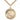 14kt gold filled Madonna Del Ghisallo medal necklace with 24 inch curb chain, handcrafted by Bliss