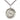 Sterling Silver Madonna Del Ghisallo Patron Saint Medal Necklace 1 inch by 5/8 inch with 24 inch chain by Bliss