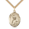 14kt Gold Filled St. John Neumann Patron Saint Medal Necklace with 24 inch Chain by Bliss