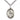 Sterling silver St. Petronille patron saint medal necklace, 1x3/4 inch pendant on 24 inch curb chain, handcrafted by Bliss Manufacturing