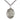 Sterling Silver St. Germaine Cousin patron saint medal necklace 1x3/4 inch pendant 24 inch chain Bliss