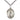 Sterling Silver St. Anastasia Patron Saint Medal Necklace 1 inch by 3/4 inch on 24 inch chain handmade by Bliss