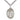 Sterling Silver St. Barnabas Patron Saint Medal Necklace 1 x 3/4 inch on 24 inch Chain by Bliss