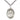 Sterling Silver St. Ignatius of Loyola patron saint medal necklace 1 inch x 3/4 inch on 24 inch chain by Bliss