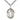 Sterling Silver St. Joseph the Worker patron saint medal necklace 1 inch by 3/4 inch on 24 inch curb chain by Bliss Manufacturing