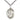 Sterling Silver St. Alphonsus Patron Saint Medal Necklace 1 inch x 3/4 inch with 24 inch chain by Bliss