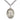 Sterling Silver Our Lady of Perpetual Help Medal Necklace 1 x 3/4 inch on 24 inch chain by Bliss
