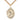 14kt gold filled St. Elizabeth Ann Seton patron saint medal necklace with 1x3/4 inch pendant on 24 inch curb chain by Bliss Manufacturing