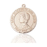 14kt Solid Gold St. Elizabeth Ann Seton patron saint medal pendant 1 x 5/8 inch by Bliss