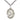 Sterling Silver St. Elizabeth Ann Seton Medium Patron Saint Medal Necklace 1x3/4 inch 24 inch Chain Bliss