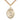 Gold Filled St. Lillian Catholic patron saint medal necklace 1x3/4 inch with 24 inch chain by Bliss