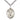 Sterling Silver St. Stephanie Patron Saint Medal Necklace 1x3/4 inch with 24 inch chain by Bliss