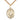 Gold Filled Our Lady of Lebanon Medal Necklace 1 x 3/4 inch with 24 inch chain by Bliss USA