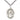 Sterling Silver St. John of the Cross patron saint medal necklace 1 inch by 3/4 inch on 24 inch curb chain by Bliss Manufacturing