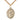 Gold Filled San Juan de la Cruz Patron Saint Medal Necklace 1 x 3/4 inches on 24 inch chain by Bliss