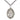 Sterling Silver St. Bernard of Clairvaux Patron Saint Medal Necklace - Medium 1x3/4 inch Pendant on 24 inch Chain - Bliss USA Made