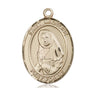 14kt solid gold St. Madeline Sophie Barat patron saint medal pendant 1 inch by Bliss Manufacturing