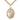 14kt gold filled footprints cross necklace with 1 x 3/4 inch pendant and 24 inch chain by Bliss