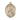14kt solid gold St. Matilda patron saint medal pendant 1 inch by 3/4 inch medium size by Bliss Manufacturing