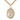 Medium 14kt Gold Filled Our Lady of All Nations Catholic Medal Necklace 1 x 3/4 inch with 24 inch chain by Bliss
