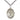 Sterling Silver Our Lady of All Nations Medal Necklace 1 inch by 3/4 inch with 24 inch chain handmade by Bliss