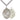 Sterling Silver Our Lady of Mount Carmel Catholic medal necklace with 24 inch chain handcrafted by Bliss Manufacturing