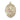 14kt Solid Gold St. Zita patron saint medal pendant 1 x 3/4 inch by Bliss