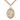 14kt Gold Filled Medium Our Lady of Peace Medal Necklace 1 x 3/4 with 24 inch chain by Bliss