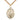 14kt Gold Filled Our Lady of Knock Medal Necklace 1 inch x 3/4 inch pendant on 24 inch curb chain handmade by Bliss