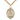 14kt Gold Filled St. Rachel Medal Necklace 1x3/4 inch on 24 inch Chain by Bliss Manufacturing