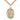 14kt Gold Filled St. Aaron Patron Saint Medal Necklace 1 inch by 3/4 inch with 24 inch Chain by Bliss