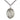 Sterling Silver St. Grace Medal Necklace 1 inch x 3/4 inch Medium Pendant 24 inch Chain Bliss