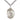 Sterling Silver St. Christian Demosthenes Patron Saint Medal Necklace 1x3/4 inch 24 inch Chain Bliss