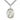 Sterling Silver St. Samuel Patron Saint Medal Necklace 1 x 3/4 inches on 24 inch chain by Bliss