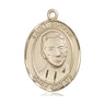 14kt Solid Gold St. Eugene de Mazenod Patron Saint Medal Pendant 1 inch x 3/4 inch Handmade by Bliss