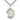Sterling Silver St. Julia Billiart patron saint medal necklace with 24 inch chain by Bliss Manufacturing