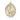 14kt solid gold Our Lady of Africa medal pendant, 1 inch by 3/4 inch, handcrafted by Bliss Manufacturing