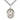 Sterling silver Our Lady of Africa medal necklace, 1 inch medal with 24 inch curb chain, by Bliss