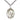 Sterling Silver St. Susanna Patron Saint Medal Necklace 1 inch by 3/4 inch with 24 inch chain by Bliss