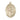 14kt Solid Gold Blessed Caroline Gerhardinger Medal Pendant 1 inch by 3/4 inch handcrafted by Bliss