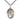 Sterling Silver Blessed Caroline Gerhardinger medal necklace 1 x 3/4 inches with 24 inch chain by Bliss