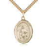 14kt Gold Filled St. Deborah patron saint medal necklace with 24 inch chain by Bliss Manufacturing