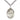 Sterling Silver Our Lady of Good Counsel Medal Necklace 1 x 3/4 inch pendant on 24 inch chain by Bliss