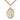 14kt Gold Filled Our Lady of Lourdes Medal Necklace 1 x 3/4 inch with 24 inch chain by Bliss Manufacturing