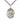 Sterling Silver Mater Dolorosa Our Lady of Sorrows Patron Saint Medal Necklace 1 inch 24 inch chain Bliss