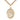 14kt gold filled Our Lady of Consolation medal necklace 1 x 3/4 inch on 24 inch chain by Bliss